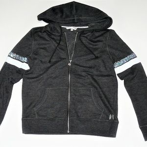 Victoria's Secret Sequin Bling Hoodie Sweatshirt